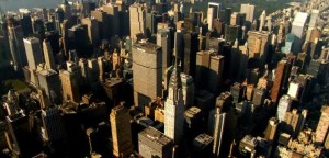 Skyscrapers in a modern city